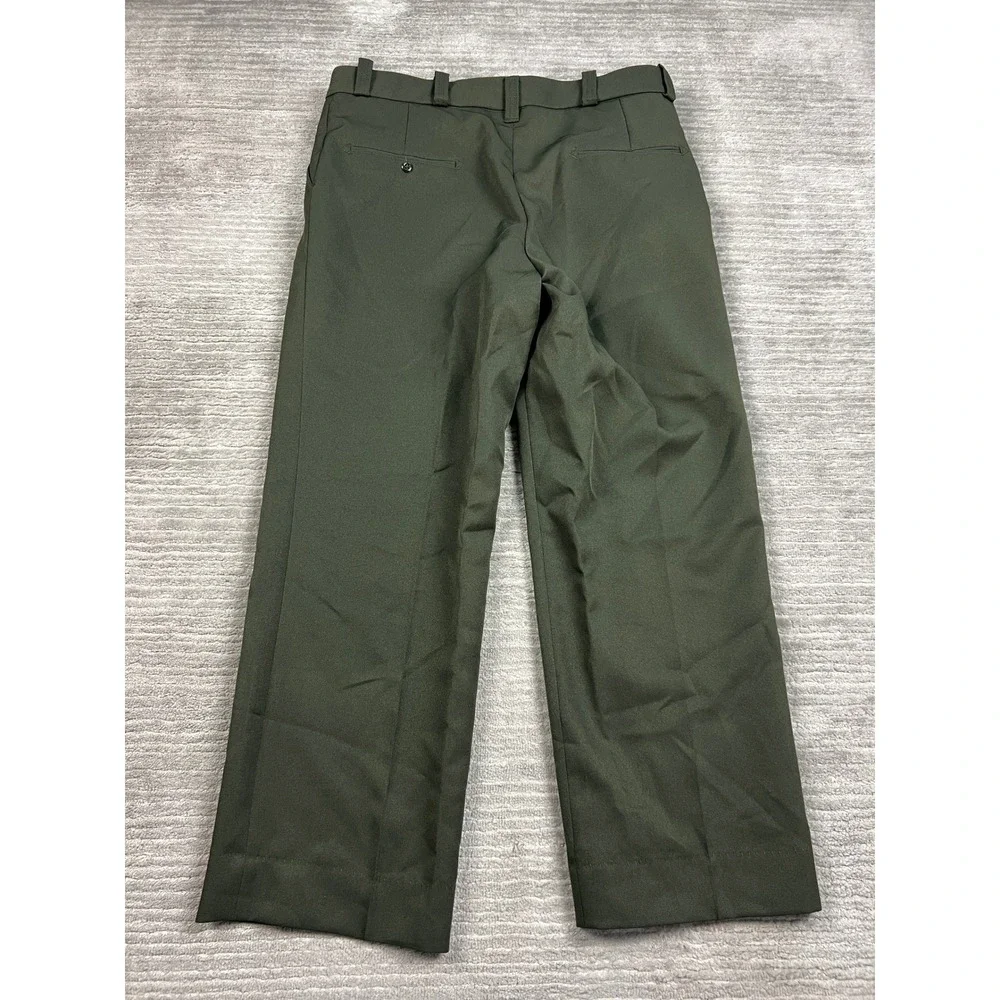 Horace Small Trousers Mens 36 Green Sentry HS2145 Uniform Pants Polyester 27x36
